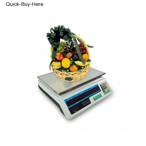 Commercial digital deli food produce scale price calculator kg conversion 60 lbs for sale