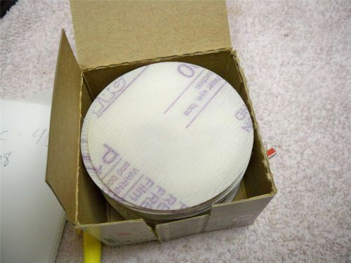 Box of 50 3M Hookit 260L 3&#034;Finishing Film Discs-P1500-Free Domestic Shipping-NEW