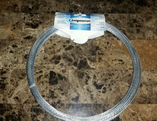 New antennacraft galvanized steel guy wire 4-strand 20 gauge 100ft free shipping for sale