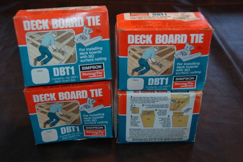 Simpson strong-tie dbt1 deck board tie connectors -quantity 250 - zmax zinc coat for sale