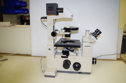 OLYMPUS  IMT-2 MICROSCOPE WITH  (4) OBJECTIVES &amp; CAMERA MOUNT  WOW!