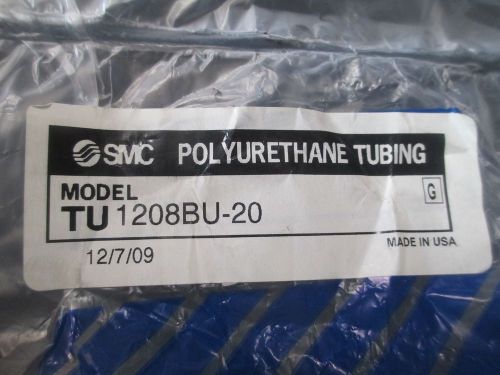 #K506 Lot of 5 SMC Polyurethane Tubing TU1208BU-20  Pneumatic 12mm OD 8mmID