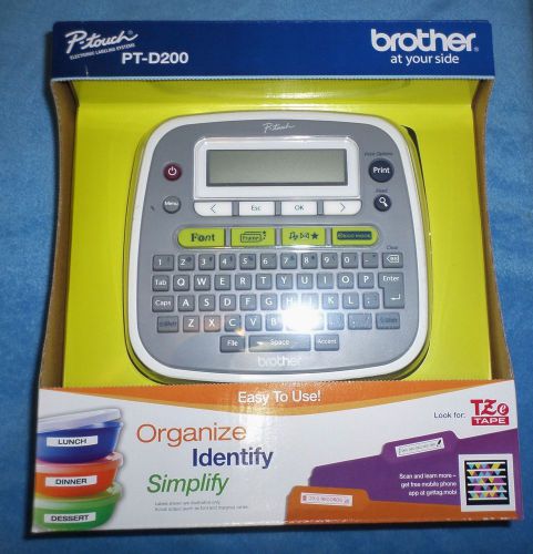 Brother P-Touch PT-D200 Label Thermal Printer New