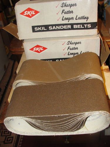 Skil Model 323 324 Belt Sander 4.5&#034; Sander Belts 10 2 Grit 3 3 Grit 10 1.5 Grit