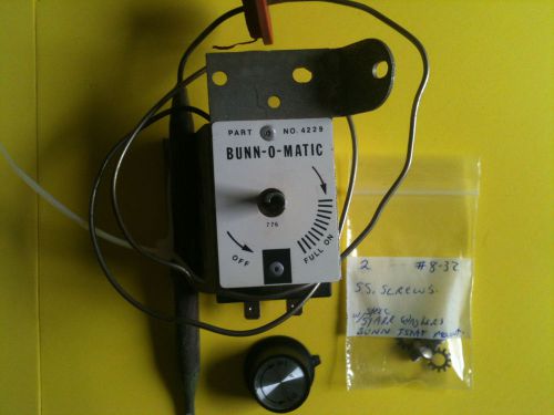 043140001 thermostat kit - used bunn coffee maker part for sale