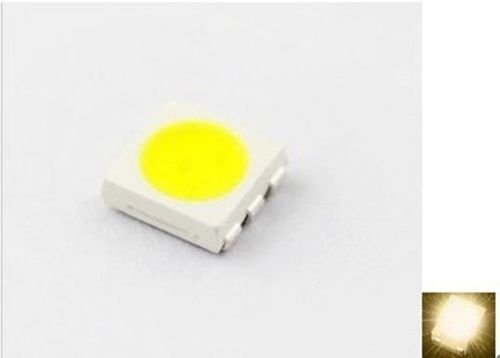 1000 pcs plcc-6 5050 smd 3-chips warm-white 9000 mcd ultra bright led for sale