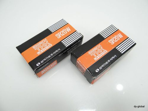 Sr20wuu thk lm guide block brand new lot of 2 linear bearing cartridge for sale