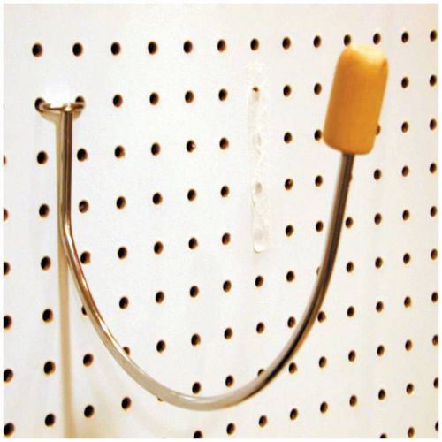 10 Wall mounted pegboard hooks head display holder for styrofoam head wigs hats