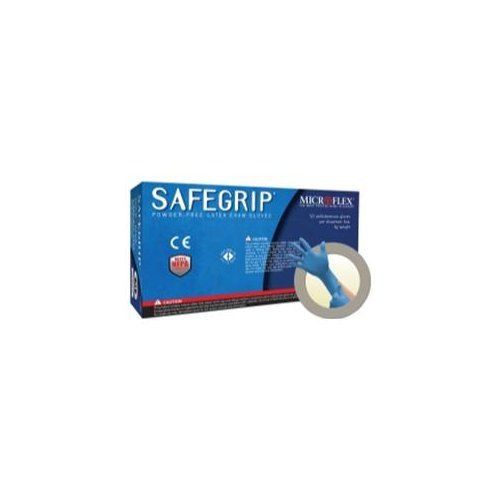 Micro Flex SG-375-S Safegrip Powder Free Latex Gloves - Small - 50 (sg375s)