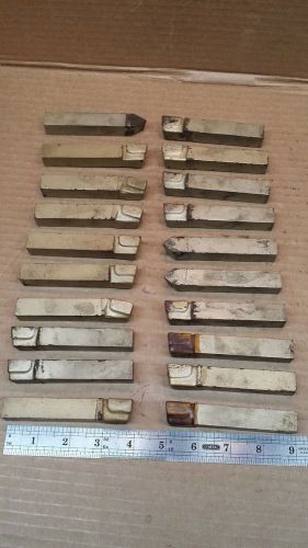 Lot 20 New Assorted 5/8&#034; Firthite  Brazed Carbide Tool Bits