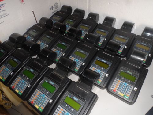 Lot Of 17 - Hypercom T7Plus - Credit Card Swiper Machine with Power Supply