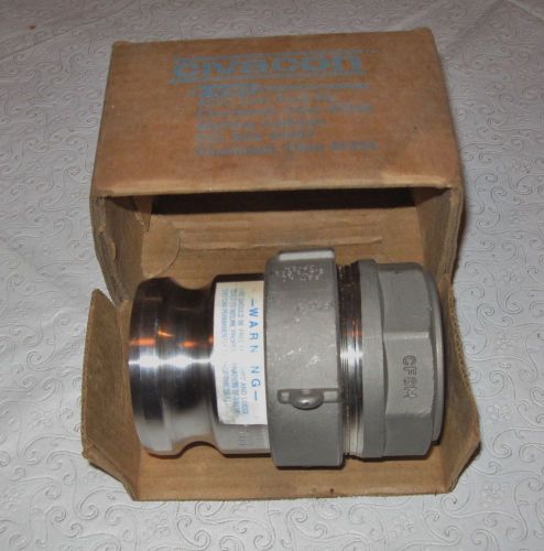 Civacon opw 1673 2&#034; male quick connect kamvalok coupling adapter stainless steel for sale