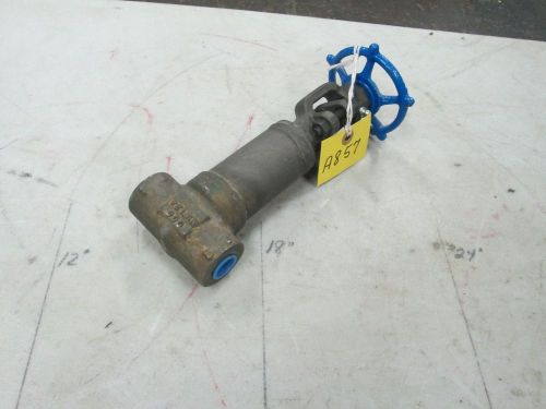 Velan c/s s/w globe bellows valve 3/8&#034; stem 4-10 disc st6  class 800 (new) for sale