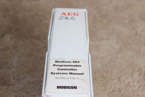 Modicon 984 programmable controller systems manual for sale