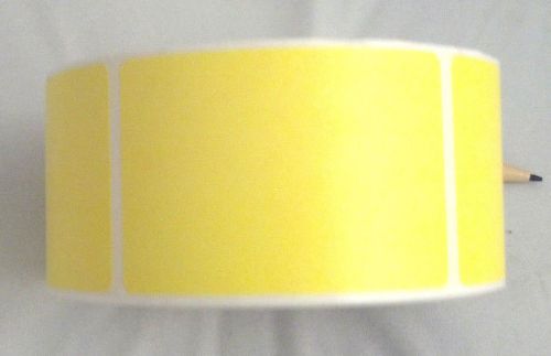 Zebra z-select 4000t yellow, 2 x 3 label, 1 roll, 10021325cs-4 for sale