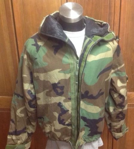 Medium short bdu woodland protective overgarment jacket, nfr 8415-01-444-1200 for sale