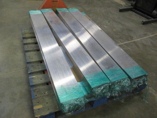NEW Lot of 5 Extruded Aluminum Plank 6&#034; x 1/2&#034; x 54.5&#034;, Board Stock Extrusion