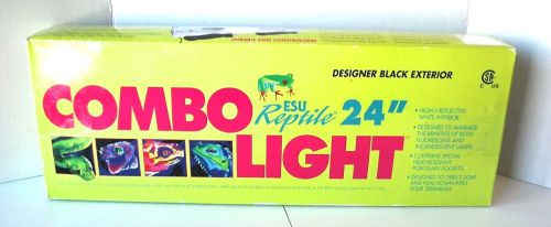 Combo light 20&#034; esu reptile designer black exterior new in box! for sale