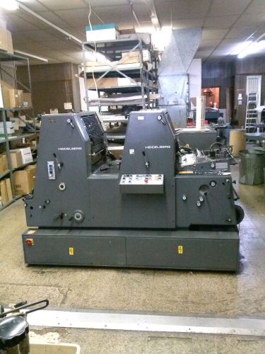Heidelberg gtozp-52  2 color offset press, alcolor, 1989 s/n 695603 for sale