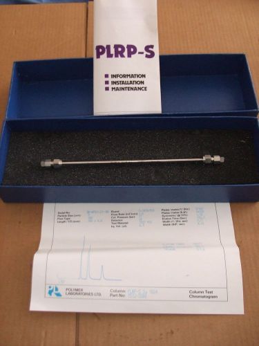 New hplc column polymer labs plrp-s 5u 100a 250 x 4.6 mm 1512-5500 for sale