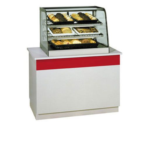 Federal CD4828 Countertop Display Case, Curved Glass, Non-Refrigerated, 48&#034; Long