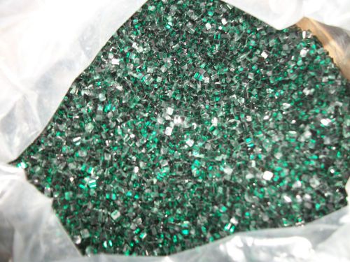 5.6  lb GREEN TRANSLUCENT acrylic Plastic Plexiglass Pellets beads sinking NICE