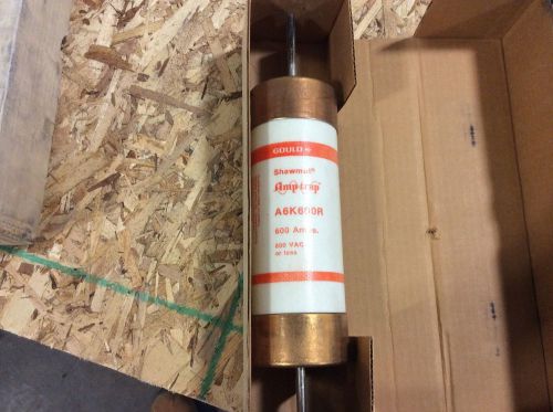 Shawmut  600 amp fuse, nos, # a6k600r, class rk1 fuse, free shipping, amp-trap for sale