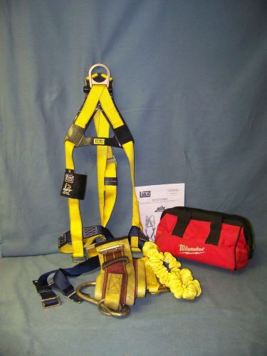 Dbi sala delta 1102010 cross over harness with shock lanyard and gemtor belt for sale