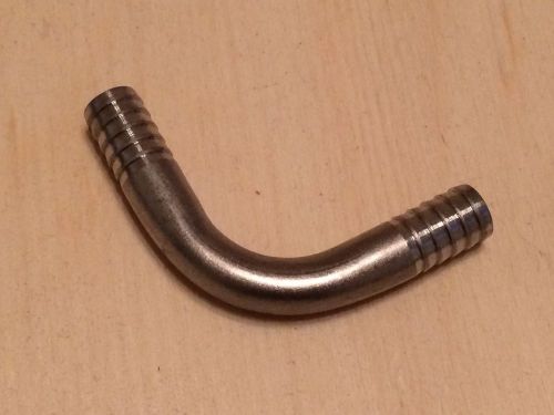 Qty 10- NEW Stainless Steel 3/8&#034; x 3/8&#034; Barb Elbow