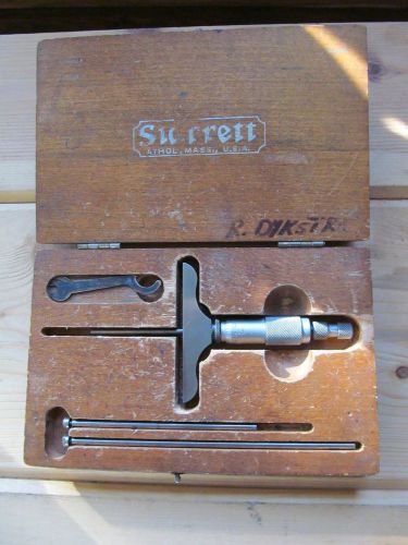 Micrometer depth gauge with box starrett for sale