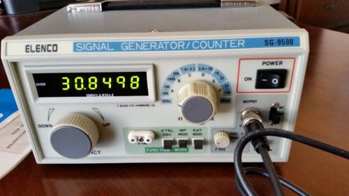 ELENCO PRECISION Signal Generator/Counter SG-9500 10Hz~150MHz w/box/manual/cable