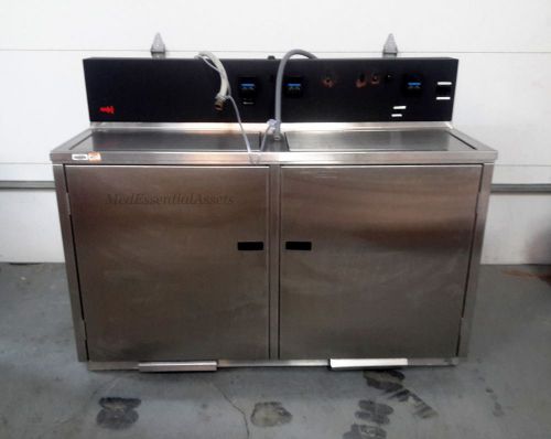 Sonic systems dual chamber ultrasonic washer rinse dry 412/hl endo lab surgical for sale