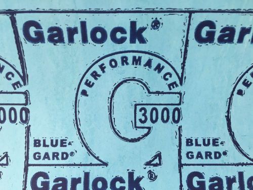 GARLOCK 3000 1/64&#034; Thick sheet lot of 3 pcs
