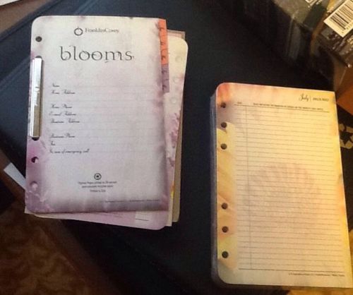 franklin covey blooms planner refill