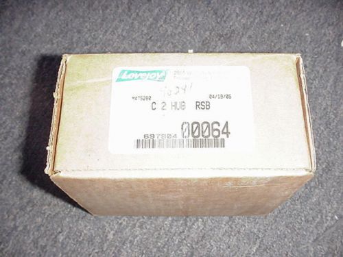 LOVEJOY C2 X 1-9/16&#034; BORE 3/8&#034;KW AND SET SCREW GEAR COUPLING HUB  NEW IN BOX