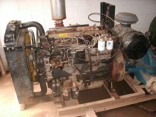 Perkins Diesel Engine &amp; Weinman Pump from Golf Course - Waste Water, Irrigation