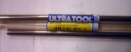 1 PAIR OF .250 SOLID CARBIDE ULTRA TOOL DRILL ROD
