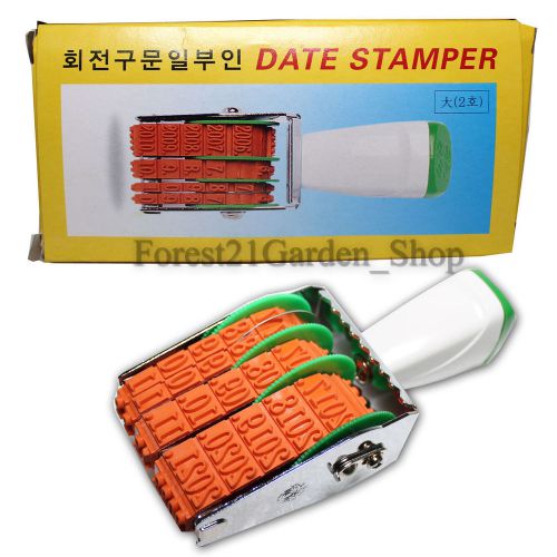4 Band 9mm Rubber Large Dater Stamp,Stationery Bill Ticket Paper