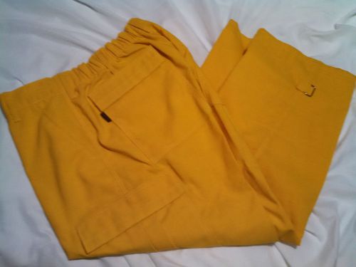 Wildland fire firefighting size xl cargo pants yellow nomex iiia crew boss  new for sale