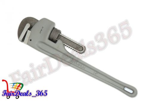 HIGH QUALITY 18&#034; ALUMINUM HANDLE PIPE WRENCH TOOL PLUMBING PLUMBERS BRAND NEW
