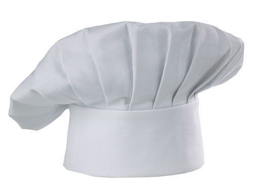 Chef works chat chef hat white velcro closure cotton kitchenware cook headware for sale