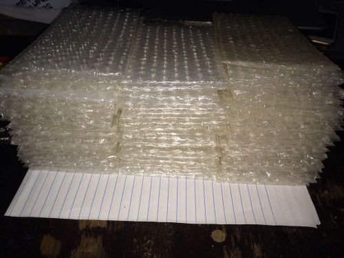 60 Piece Lot Small Used Bubble Wrap Slips 6.5 X 3.5