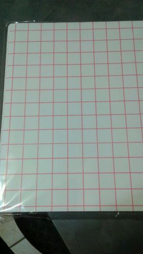 Red grid inkjet heat transfer paper  50 sheets 11 by 17
