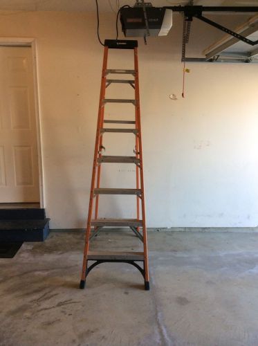 Husky 8 foot fiberglass ladder for sale
