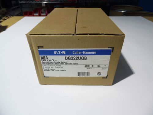 Eaton Cutler-Hammer DG322UGB 60 AMP Disconnect