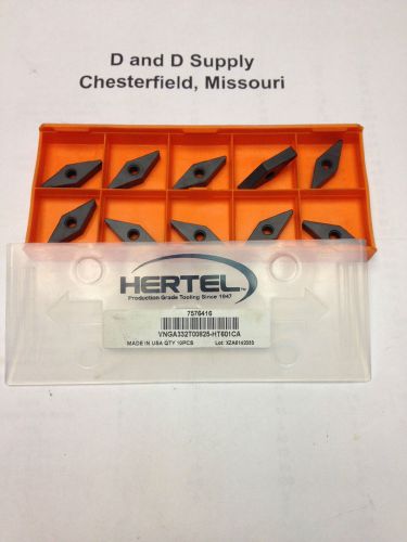 Box of 10 Hertel VNGA 332 T00825-HT601CA Ceramic Inserts