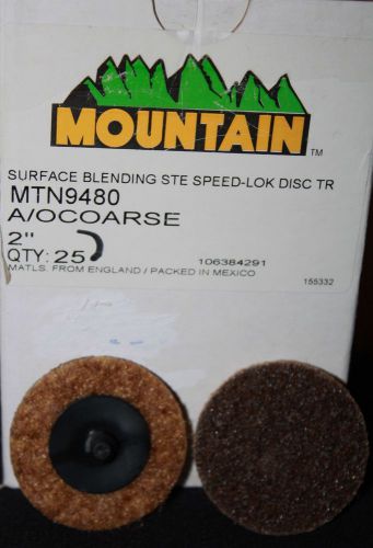 Mountain Roloc 2&#034; Twist Surface Conditioning Discs New part # MTN9480 Qty 25