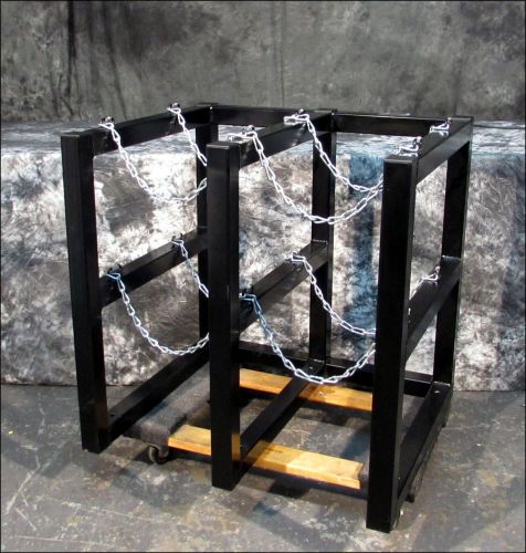 * gas cylinder tank rack - 4 cylinder stand (2x2) - osha barricade for sale