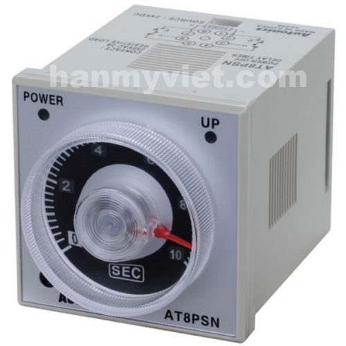 110V AC Power Off Delay Timer Time Relay 0-10 Second 10S ST3PF &amp; Base