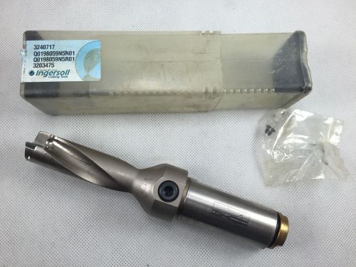 Ingersoll quad drill indexable square drill body q0198059n5r01 .781&#034; dia for sale